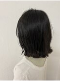 くびれボブ/切りっぱなしボブ/地毛風カラー