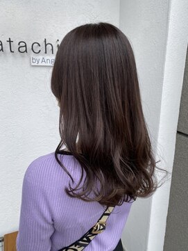 カタチバイアンジュ 長町南店(katachi byAnge) 【katachi】艶カラー　ラベンダーブラウン