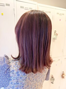 ナンバー ユアイロ 川崎(N° uairo) 【末安】ピンクブラウンボブ/川崎駅西口徒歩5分