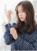 くすみカラー抜け感外国人風ウェーブ巻きTb4越谷20代30代40代