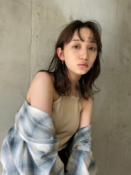 ソルトウォーター(SALT WATER) ショコラアッシュ　ふんわりカール