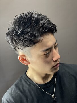 ヒロギンザ 新橋銀座口店(HIRO GINZA) ツーブロアップバングショート