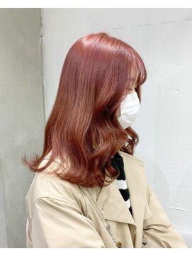 ゲーム 渋谷店(GAME) ダブルカラーピンクベージュケアブリーチハイトーン髪質改善