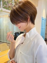 ロンド ストラーダ 心斎橋(Lond strada)&nbsp;ショート×ハイライト白髪ぼかし×シルキーベージュ[心斎橋]