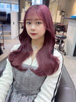 ベレーザ 渋谷(BELEZA)&nbsp;7365ニュアンスカラーカシスレッドベビーピンクハイトーンカラー