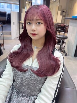 ベレーザ 渋谷(BELEZA) 7365ニュアンスカラーカシスレッドベビーピンクハイトーンカラー