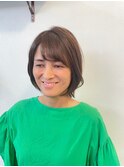 大人可愛いショートウルフ×レイヤーミディアム