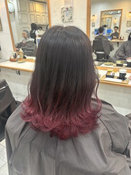 ティンク 横浜(Tink) エンドピンクグラデーション/Tink 横浜 担当Fuku