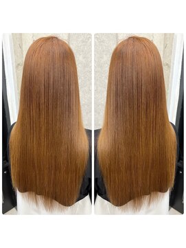 プリンシペ(PRINCIPE) 縮毛矯正ダメージレスカラー超音波トリートメント(縮毛矯正ver)