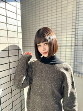 ロンドヴァリー 渋谷店(Lond vallee) ボブー髪質改善ストレート&ハイ透明感カラーー