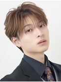 シースルーマッシュ韓国ヘアカルマパーマ韓国マッシュ黒髪