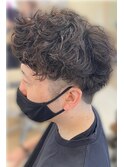 無造作ショートパーマ