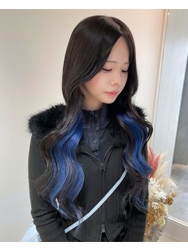 グロウ 渋谷(grow) プルエクステ×インナーカラー