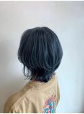 レイヤーボブ×アシッドブルー【西葛西】