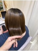 ブリーチしてても光輝く縮毛矯正