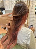 インナーカラー+全体カラー+前処理トリートメント