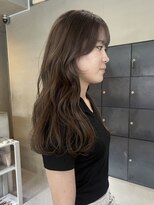 ヘアー アイス ルーチェ(HAIR ICI LUCE) ブリーチなしグレージュ透明感カラー大人夏カラーレイヤー/今枝