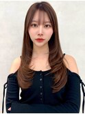 00韓国レイヤー/レイヤーカット/ワンカール/小顔カット