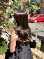 イオエ 西梅田(ioe)&nbsp;ブリーチなしカラー/髪質改善/ミルクティーベージュ/小顔へア