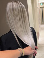 ハーパーズ 渋谷(harpers)&nbsp;プラチナホワイトバレイヤージュロング