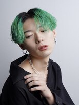 ゴート(GOATO) グリーンカラー 緑 センターパート 鹿児島