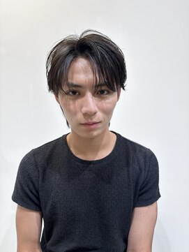 ロンドオム 池袋(Lond Homme) men's/メンズ/刈り上げセンターパート/フェザーパーマ/池袋