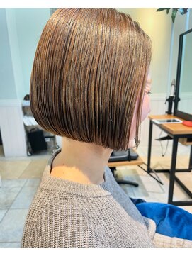 リディー(Lidee) 前下がりの切りっぱなしボブ♪