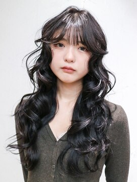 アイティーバイアルバム 松戸店(IT by ALBUM) ロング前髪カット顔周りレイヤーウルフレイヤー_F1281