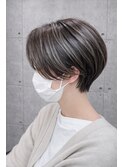 二子玉川/脱白髪染め/ショートボブ/髪質改善/50代／60代/白髪