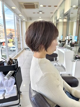 ハピネス 西大寺店(Happiness) 【20代・30代奈良】まとまり艶ショートボブ/髪質改善/うるは