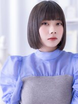 カバーヘア 上尾西口店(COVER HAIR)&nbsp;黒髪ブリーチなし触覚切りっぱなしレイヤーボブc8上尾20代30代