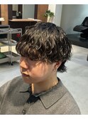 波巻きパーマ×ウルフパーマ/津田沼メンズパーマ/シャドウパーマ
