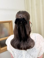 フェリーチェ(Felice)&nbsp;カチモリヘア カチモリハーフアップ お呼ばれヘア イベントヘア