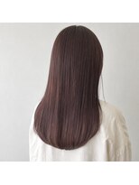 アンリエラ(Unliera) 縮毛矯正/髪質改善/ピンクバイオレット/松山美容室