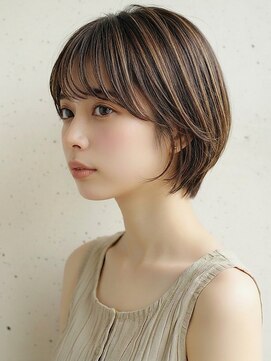 ディアーナ(DIANA) ショートボブ艶髪くびれレイヤーショコラグレージュ夏カラー