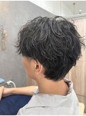 【無造作ニュアンスパーマ】束感ショート×ナチュラル