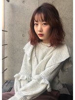 インフィス(INFIS)&nbsp;【INFIS銀座 和知】シースルーバング×ピンクカラー