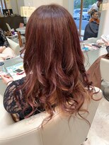 カイム ヘアー(Keim hair)&nbsp;レッド＆ゴールド/インナーカラー/韓国風/韓国ヘア/20代30代40代