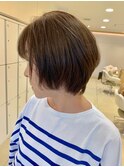 大人艶イルミナカラーショートボブ