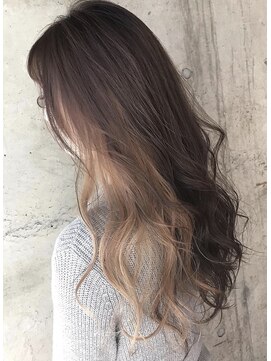 エール(a:le) サイドインナーカラーミルクティーベージュ