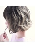 ボブ×ナチュラルバレイヤージュ2