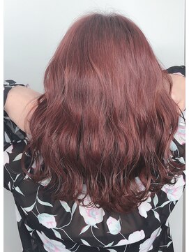 ナンバー(number+) 透明感カラー★ダブルカラーブリーチピンクブラウン