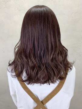 アイティー バイ アルバム 浦和店(IT by ALBUM) パープルミディ_ハイライトカラーセミウェットウェーブ_ba245022