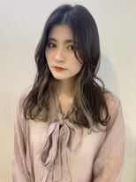 シエルバイアフロート(ciel by afloat)&nbsp;〈藤間〉韓国風センターバング/インナーグレージュ