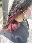 ブラック×インナーピンク
