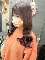 マーシュ(marshu)&nbsp;【marshu  OSAKA 辰己Style】インナーカラー×ベリーピンク