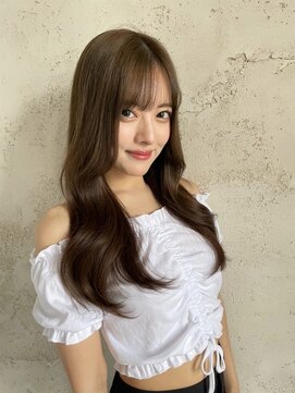 クイーン バイ ノイズ 西院(QUEEN by noism) シースルーバング×表面レイヤー レイヤーカット