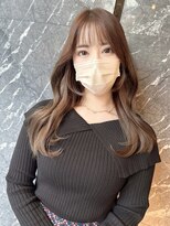 ミョンシル&nbsp;くびれ韓国ヘア/ミルクティー