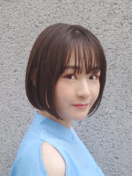 マノハル(MANOHARU) 【マノハル スタイル】ミニボブ×切りっぱなしリップボブ