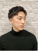 ビジネスショート/ツーブロック/メンズショート/アップバング